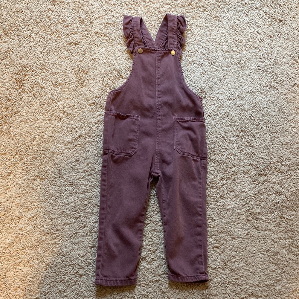 Zara toddler girl overalls